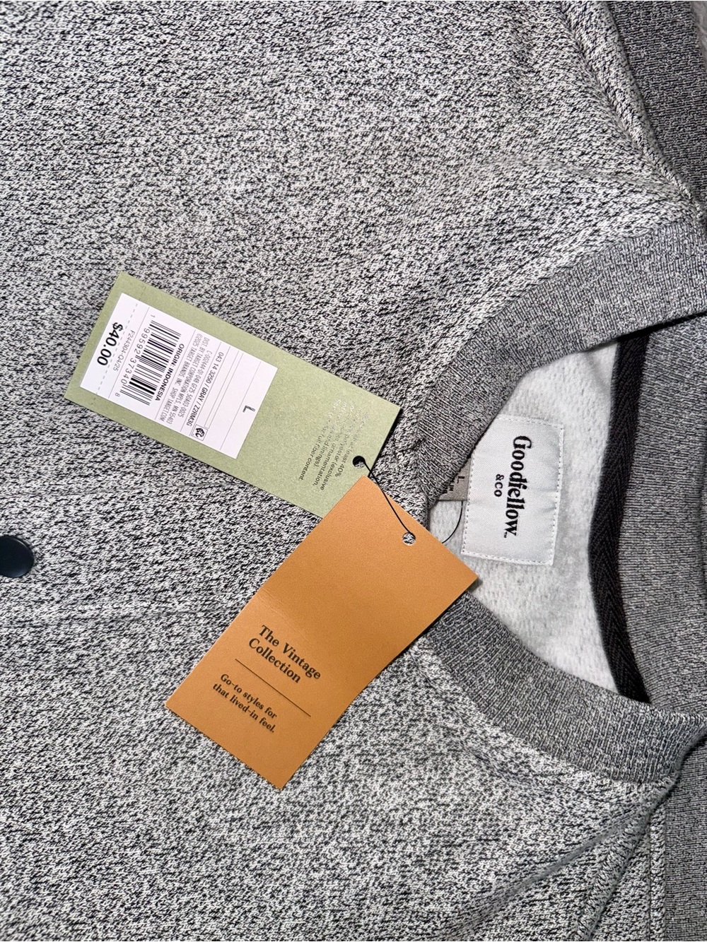 Goodfellow & Co Men’s Heather Gray Crewneck Sweater